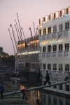 Cruise ships on the Nile in Luxor 